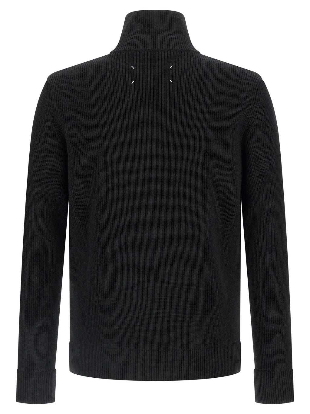Maison Margiela Black Cotton Cardigan