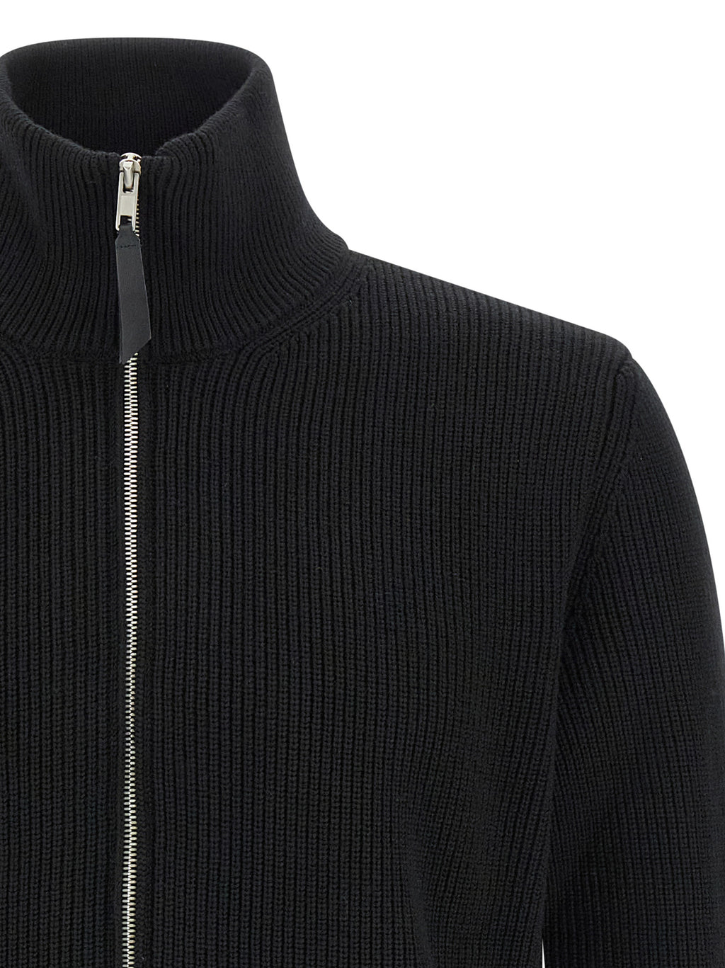 Maison Margiela Black Cotton Cardigan