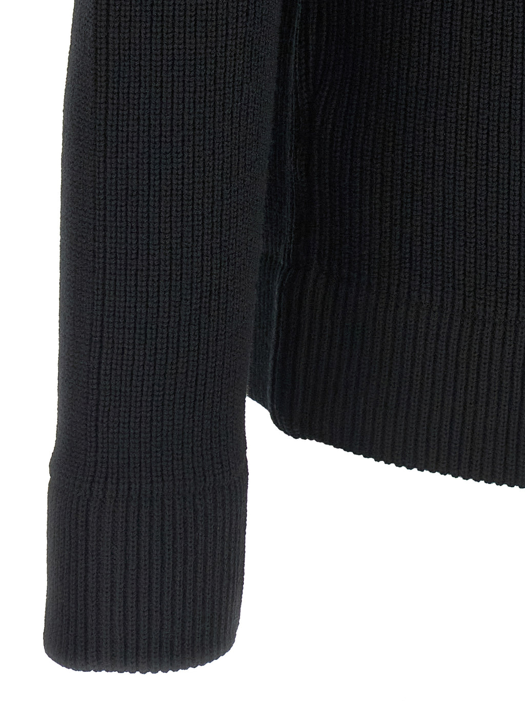 Maison Margiela Black Cotton Cardigan