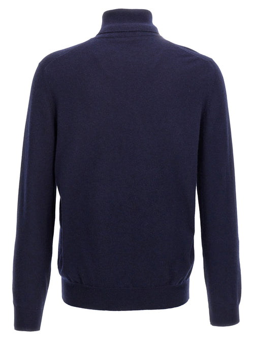 Brunello Cucinelli Blue Cashmere Cardigan