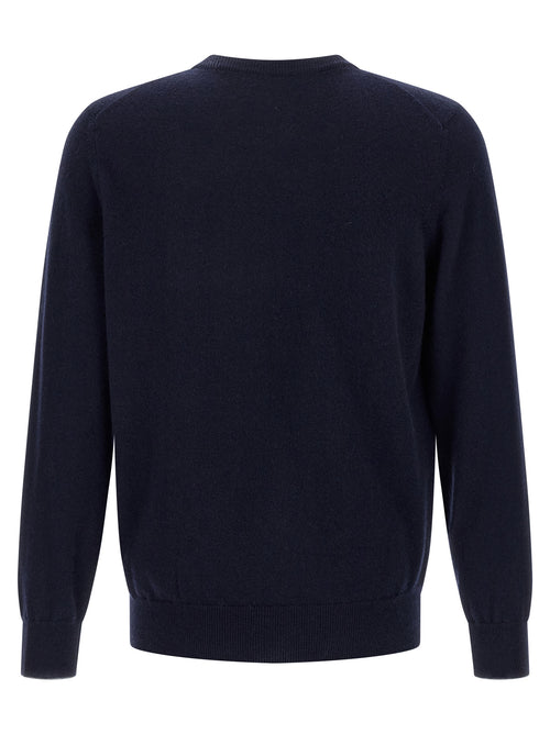 Brunello Cucinelli Blue Cashmere Cardigan