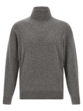 Brunello Cucinelli Gray Cashmere Cardigan
