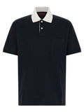 Gucci Blue Cotton Polo Shirt