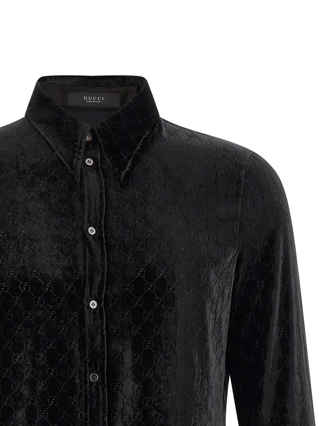 Gucci Black Viscose Blouse