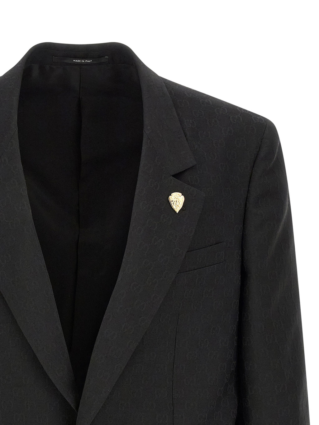 Gucci Black Polyester Blazer