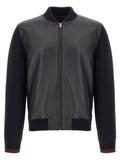 Gucci Blue Lamb Leather Leather Jacket