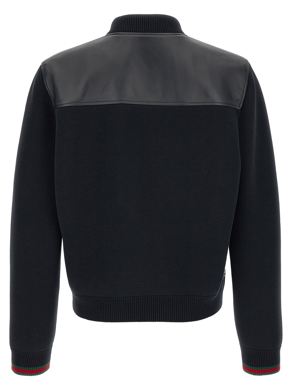 Gucci Blue Lamb Leather Leather Jacket