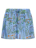 Gucci Blue Silk Bermuda Shorts