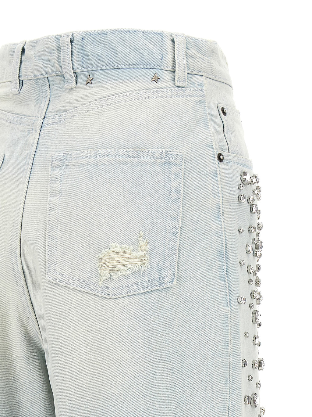 Golden Goose Blue Cotton Jeans Denim
