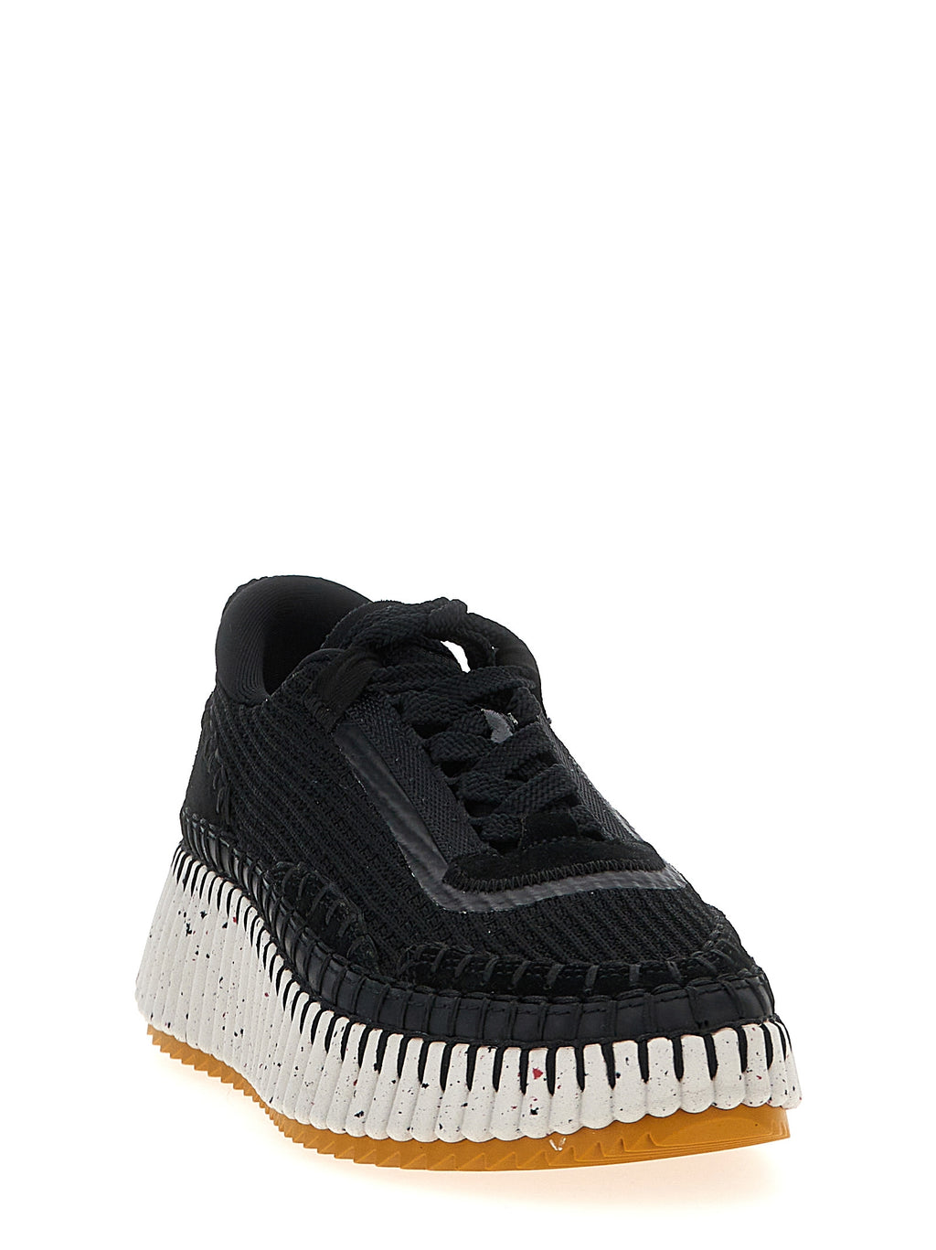 Chloé Bicolor Polyester Athletic Sneakers