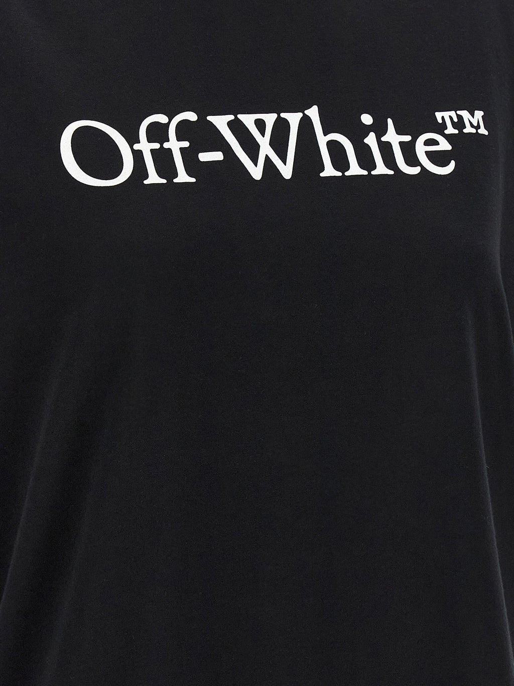 Off-White Black Cotton T-Shirt