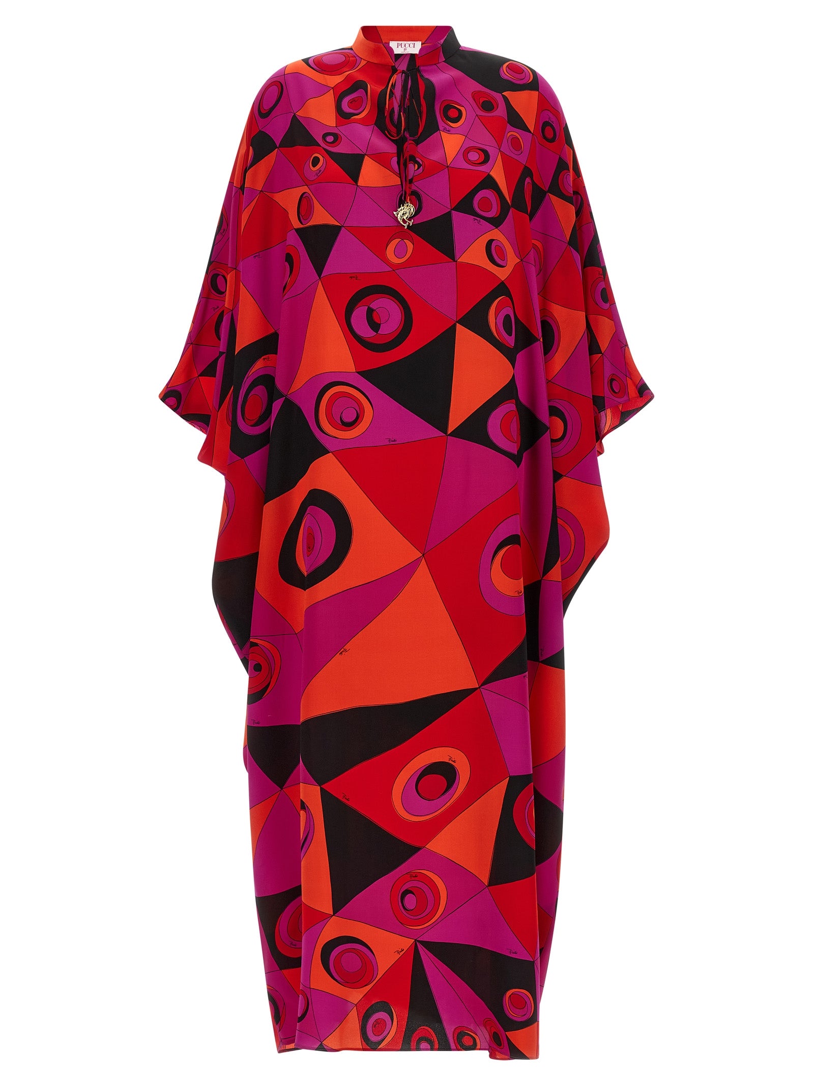 Emilio Pucci Fuchsia Silk Long Dress