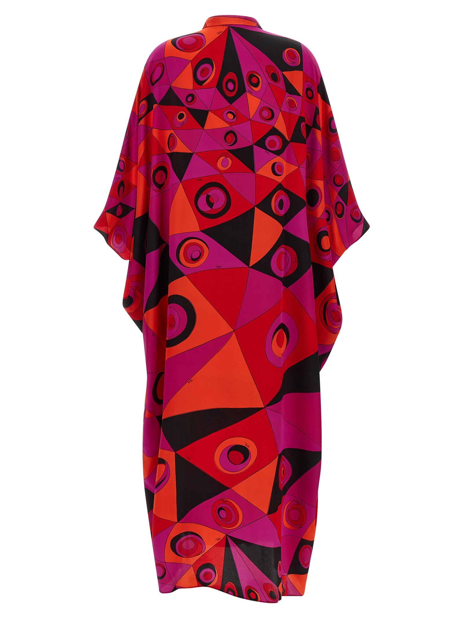 Emilio Pucci Fuchsia Silk Long Dress