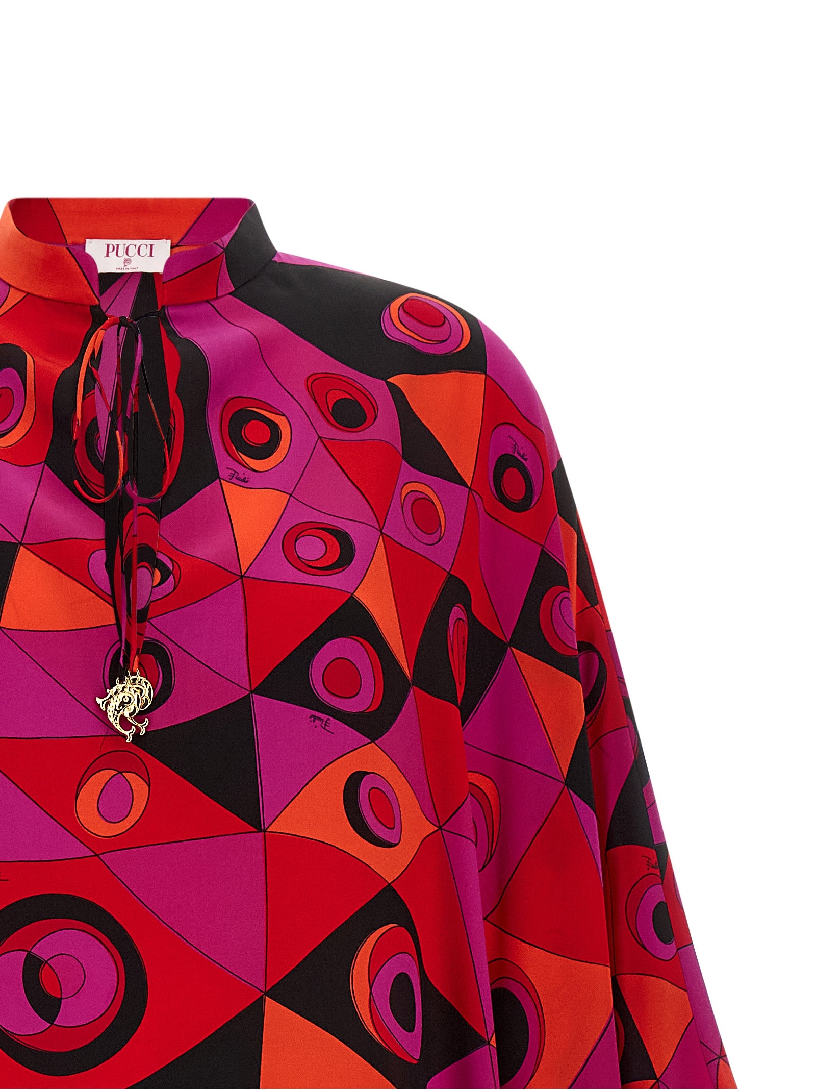 Emilio Pucci Fuchsia Silk Long Dress