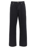 Golden Goose Black Cotton Straight-Leg Jeans