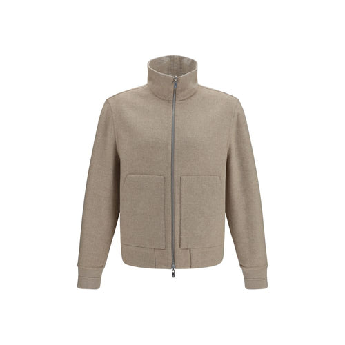 Brunello Cucinelli Beige Kasjmier Lange Jas
