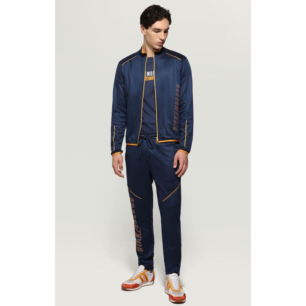 Bikkembergs Blue Cotton Sweatshirt