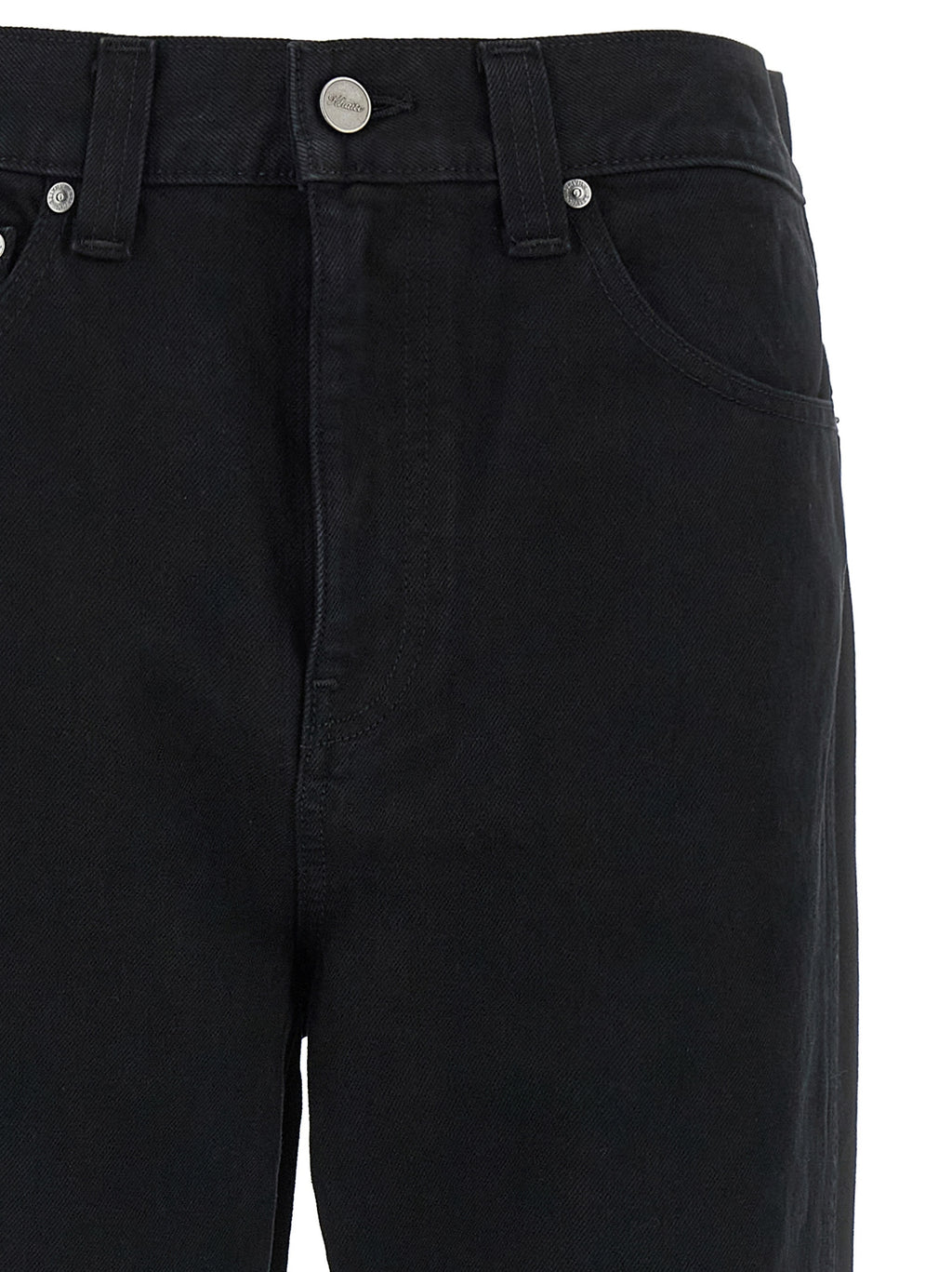 Khaite Black Cotton Jeans Denim
