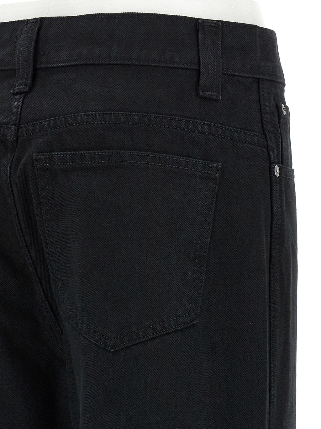 Khaite Black Cotton Jeans Denim