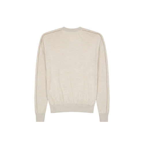 Brunello Cucinelli Beige Cashmere Sweatshirt