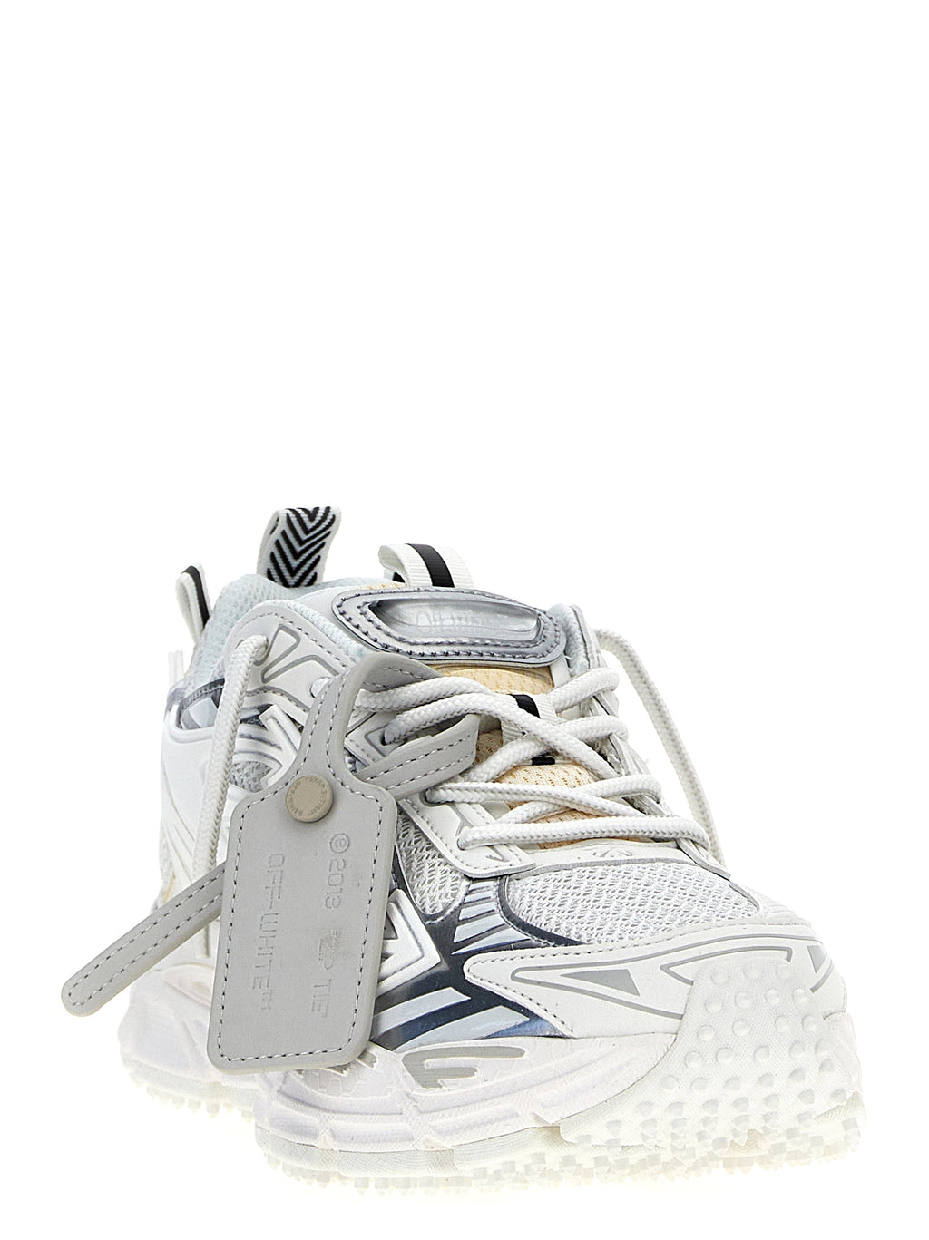 Off-White White Polyethylene Athletic Sneakers