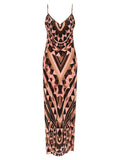 Emilio Pucci Multicolor Silk Long Dress