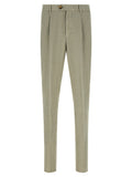 Brunello Cucinelli Bicolor Linen Casual Pants