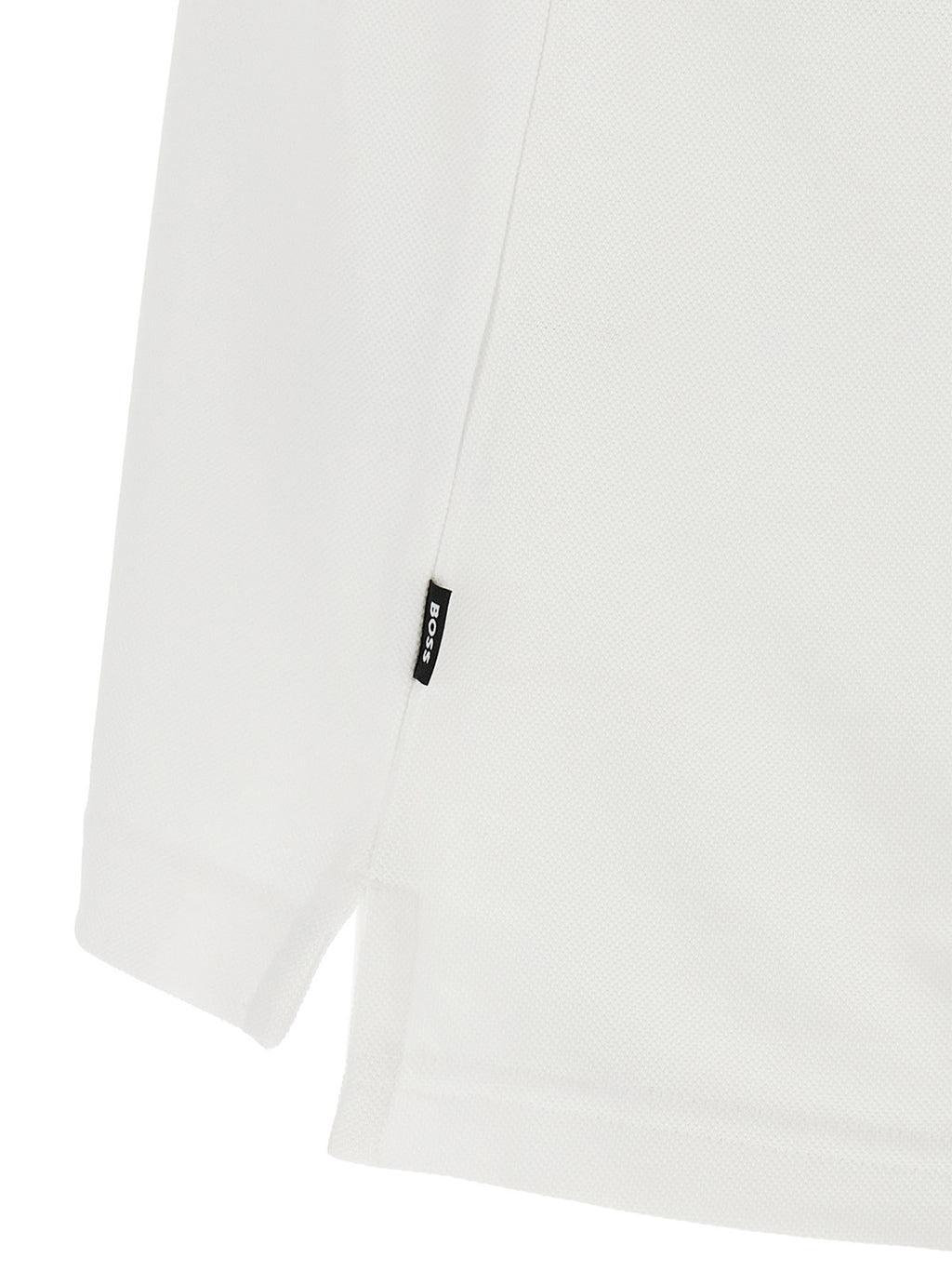Hugo Boss White Cotton Polo Shirt