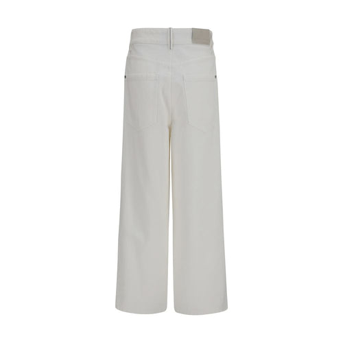 Brunello Cucinelli Beige Cotton Jeans Denim