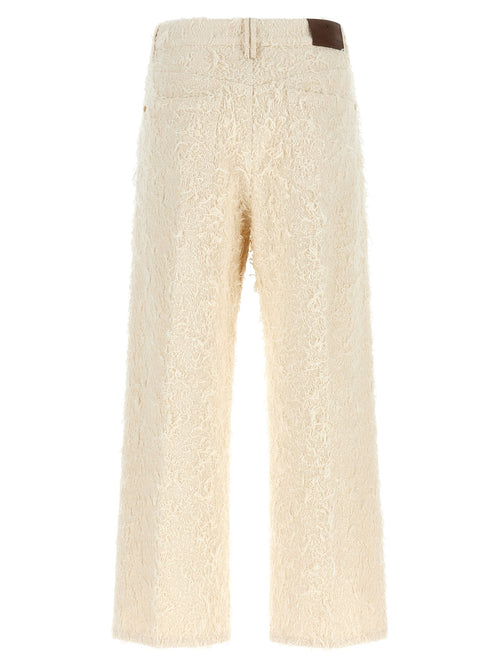 Brunello Cucinelli Beige Cotton Casual Pants