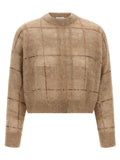 Brunello Cucinelli Beige Wool Cardigan