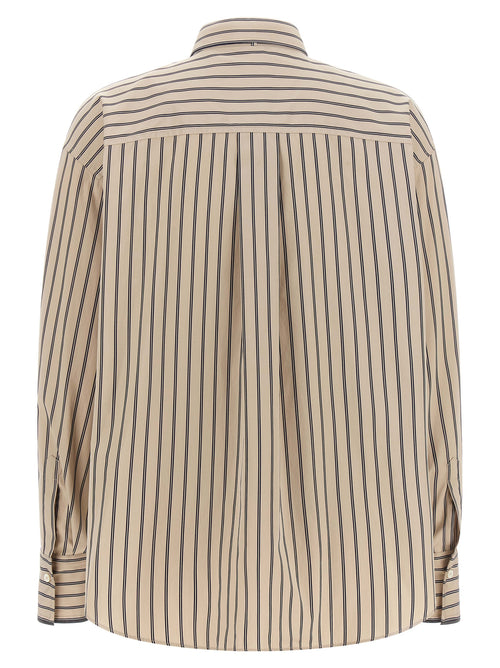 Brunello Cucinelli Beige Cotton Blouse