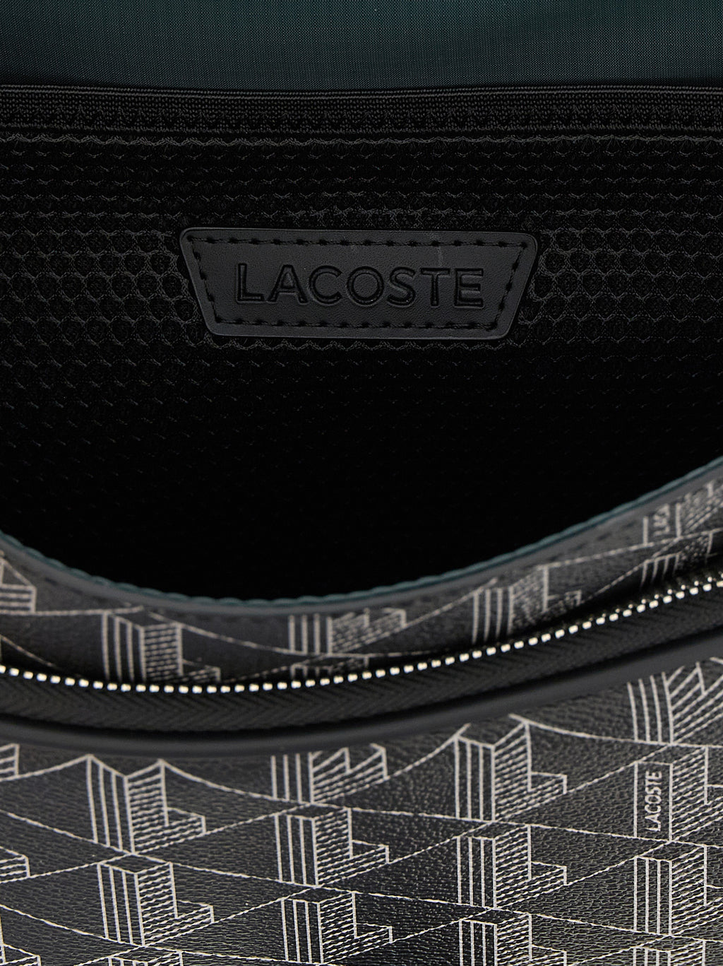 Lacoste Black Pvc Crossbody Bag