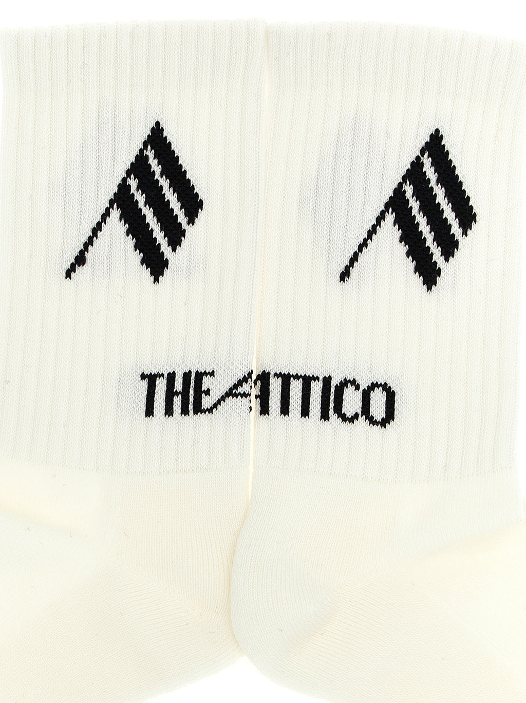 The Attico Bicolor Cotton Socks