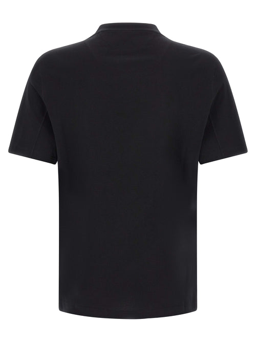 Brunello Cucinelli Black Cotton T-Shirt