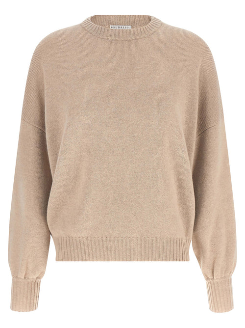 Brunello Cucinelli Beige Cashmere Cardigan