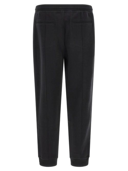 Brunello Cucinelli Black Cotton Joggers (Workout Pants)