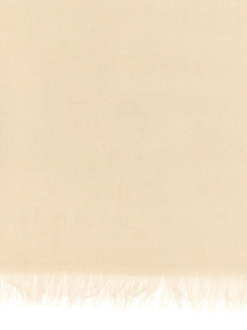 Brunello Cucinelli Beige Cashmere Scarf