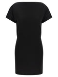 Jacquemus Black Viscose Short Dress
