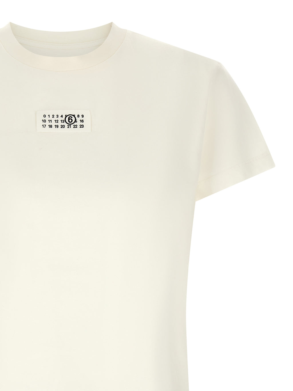 MM6 Maison Margiela White Cotton T-Shirt