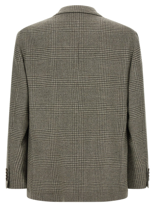 Brunello Cucinelli Bicolor Wool Blazer