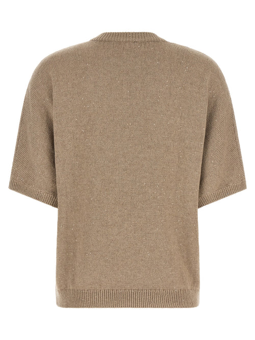 Brunello Cucinelli Beige Cashmere Cardigan