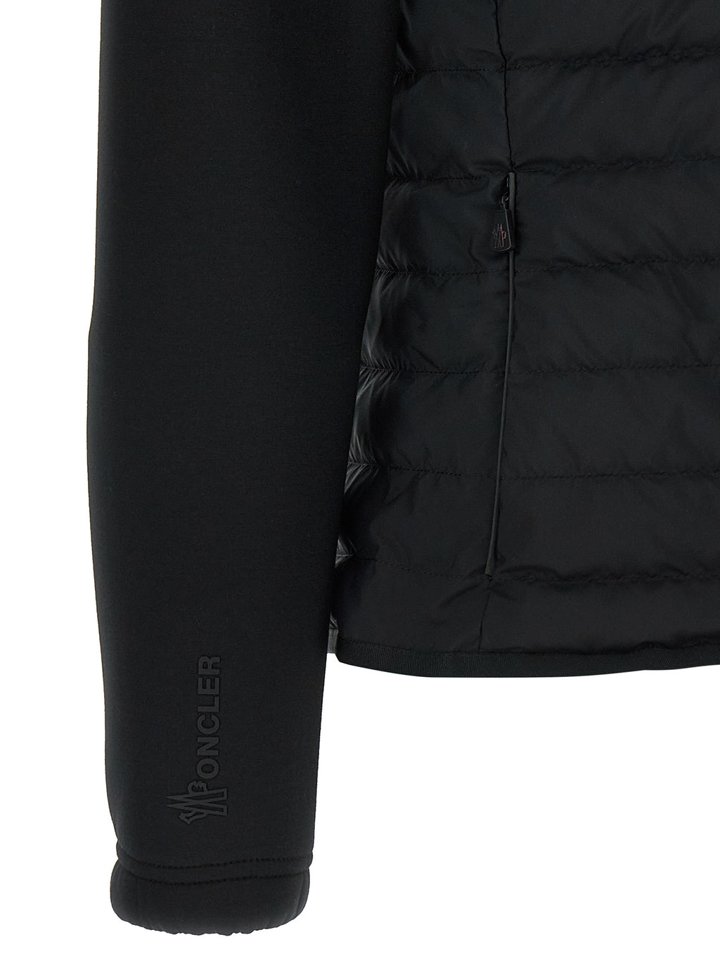 Moncler Grenoble Black Polyamide Full-Length Jacket