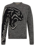 Valentino Garavani Bicolor Virgin Wool Cardigan