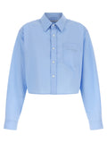 Alexander Wang Blue Cotton Blouse