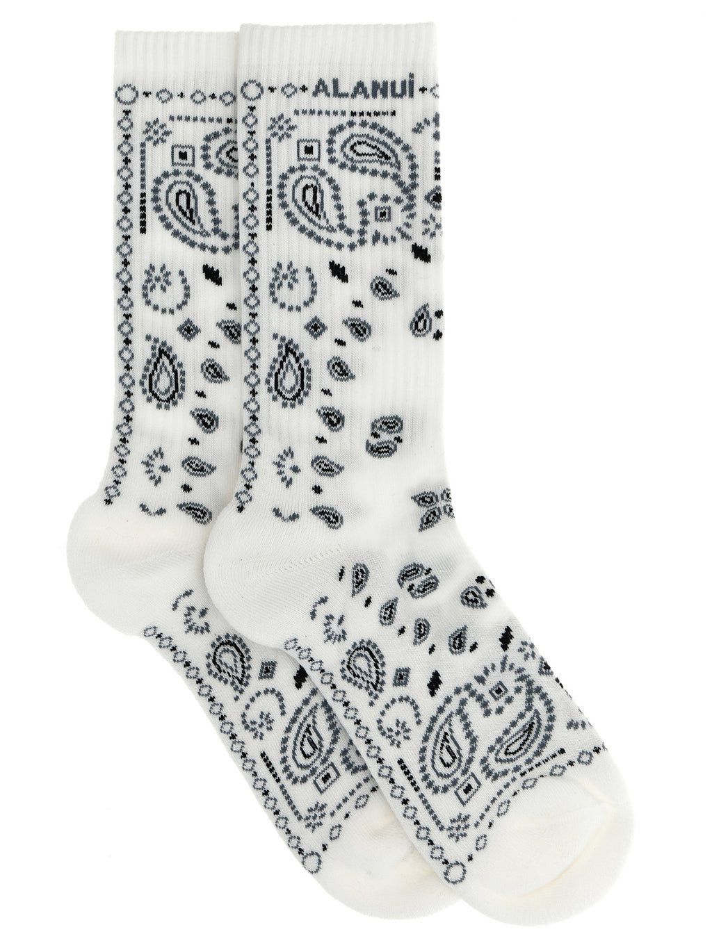 Alanui Bicolor Cotton Socks