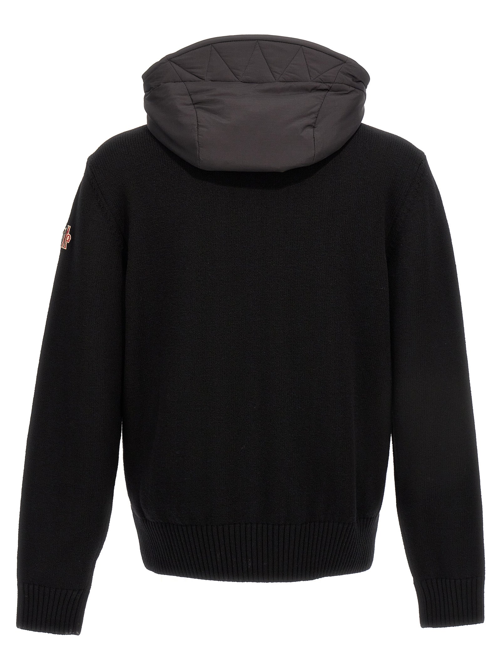 Moncler Grenoble Black Polyamide Cardigan