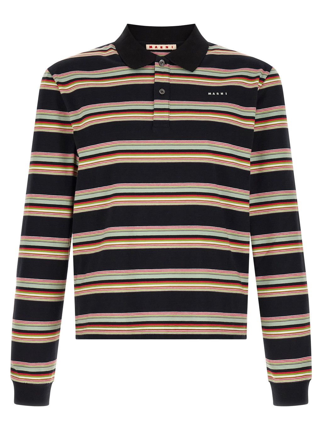 Marni Multicolor Cotton Polo Shirt