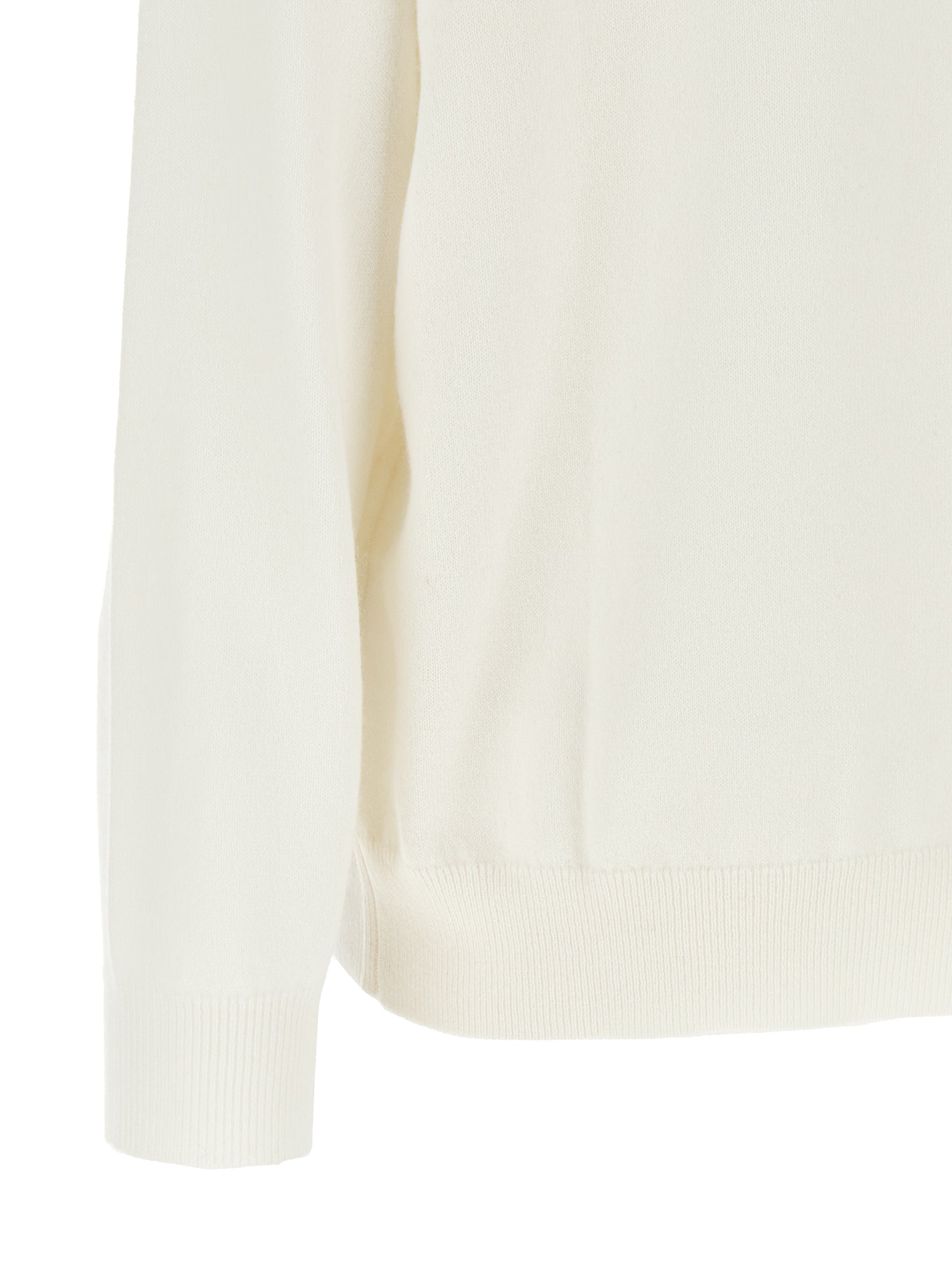 Brunello Cucinelli White Cashmere Cardigan