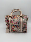 Fendi FENDI FF Canvas Flowers Handbag